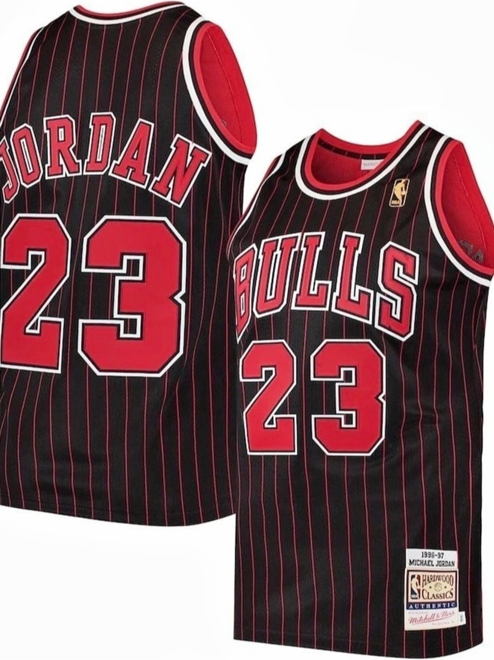 Men's Chicago Bulls Michael Jordan 1996/97 Hardwood Classic Jersey